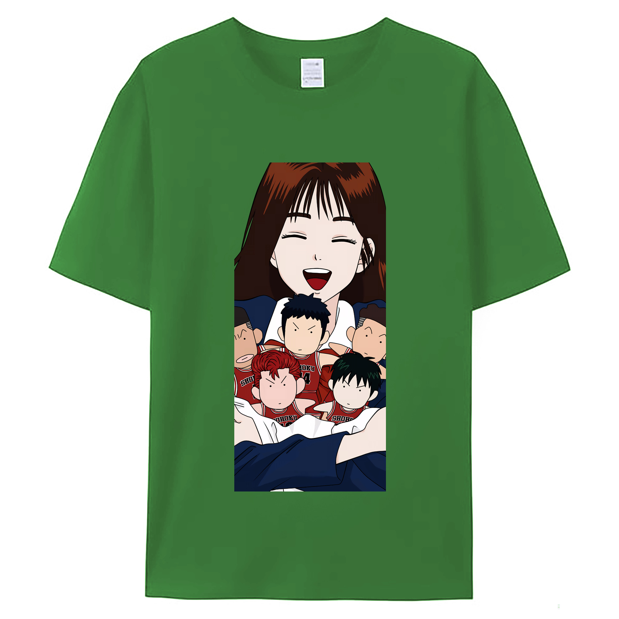 （画像用） SLAM DUNK／スラムダンク レディースカジュアルプリントTシャツ（綿100％）